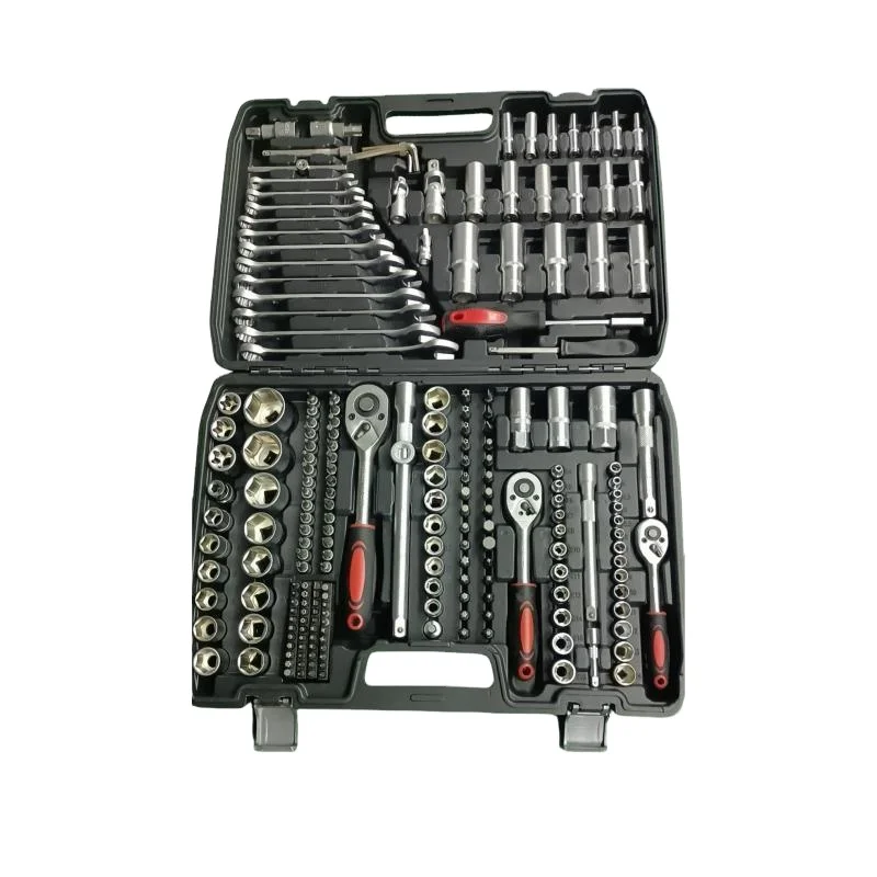 Professional 216pcs hand tool set 35K carbon steel high hardness car repairing tool kit wrench socket tool combo