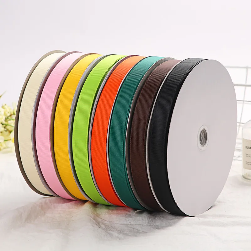 
2 cm high density rib ribbon bow headdress ribbon clothing edging ribbon thread belt 