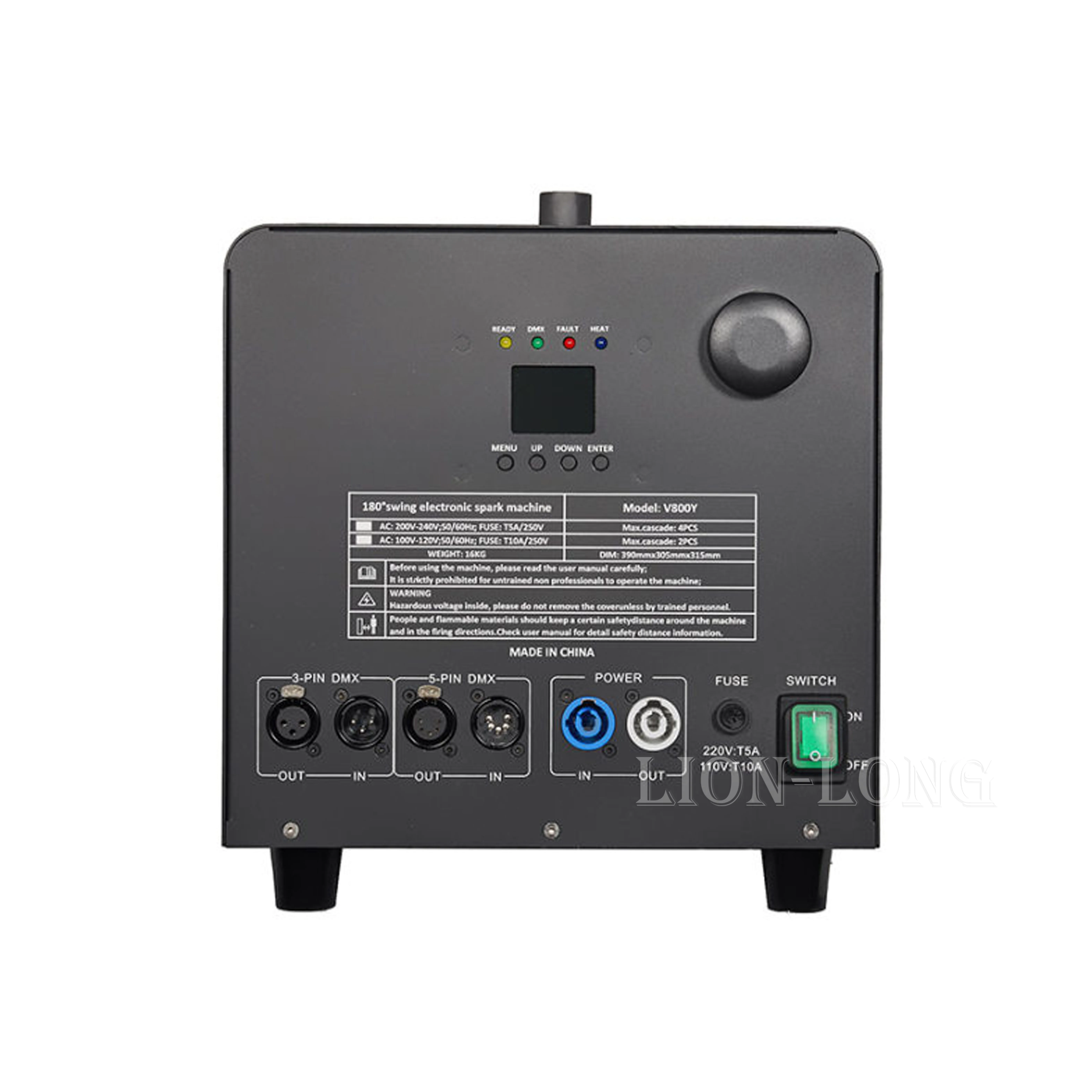 Stunning Spark Machine 180-Degree Swing Electronic Firework Cold Spark Machine for Party