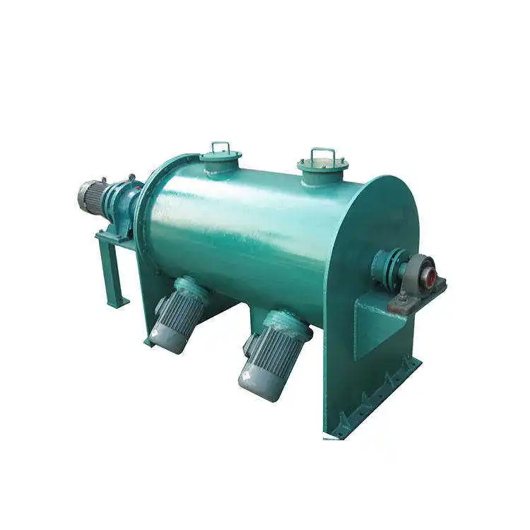 ss304 ss316L series plow horizontal loedige ribbon blade powder