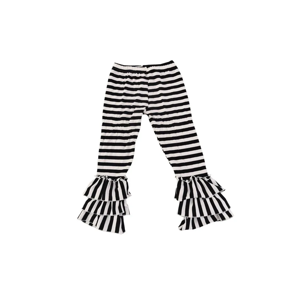 Hot sale baby girl boutique floral ruffle clothes set fall winter toddler girls outfits