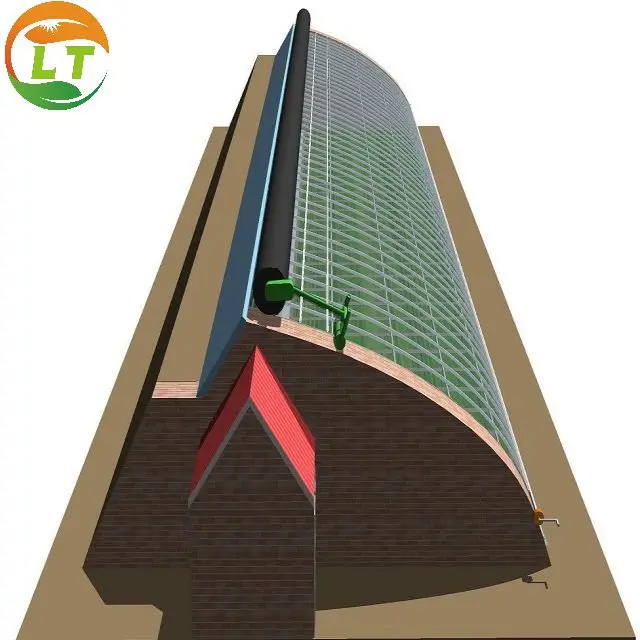 low cost solar agricultural hydroponic greenhouse