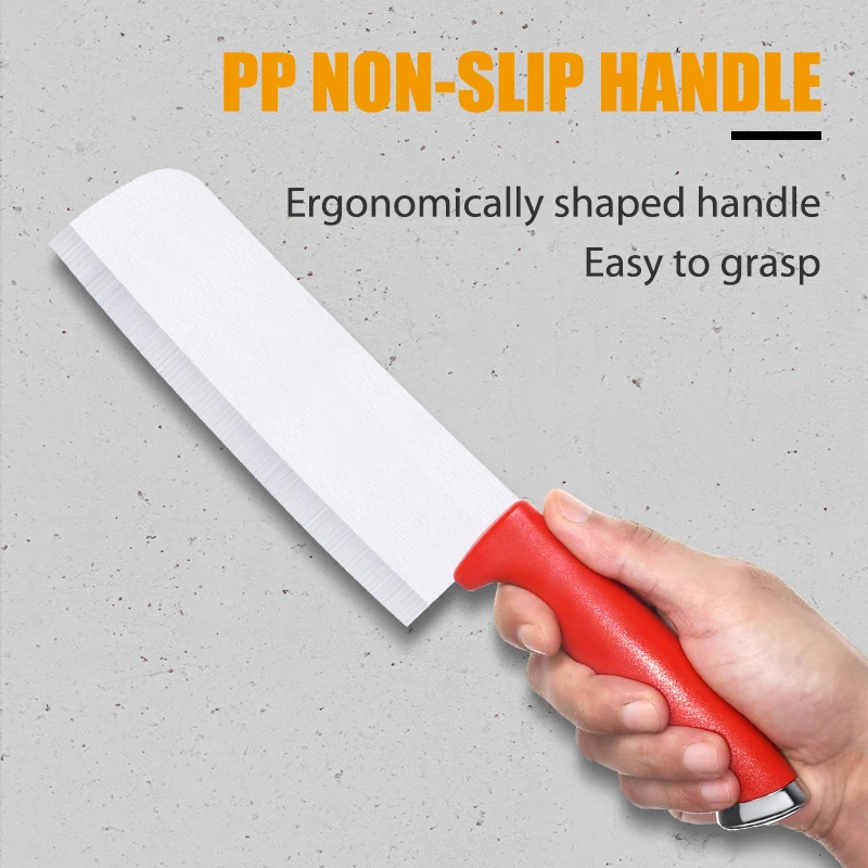 Ready To Ship -6 Inch Ceramic Kitchen Cleaver  Knife With Sharp Blade Anti Slip Handle Kitchen Chopper Knife