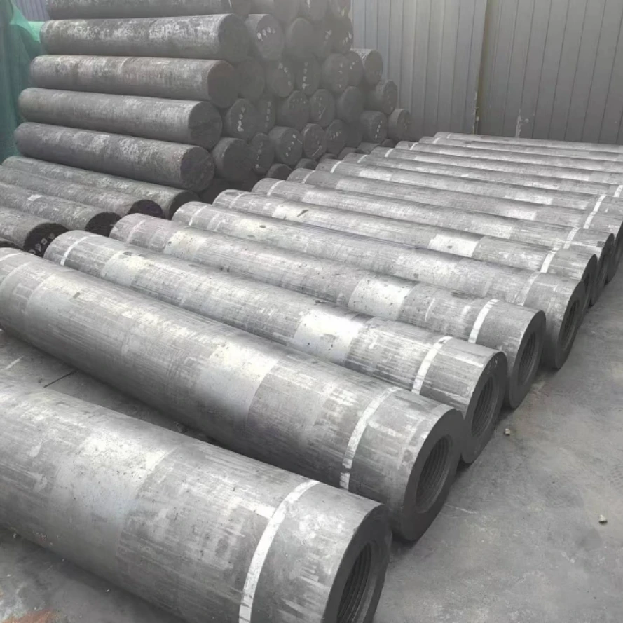 High Quality Graphite Electrodes 300 mm 350 mm For Arc Furnaces Steel Making With In Large Stock And Low Price