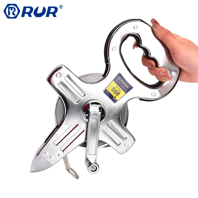 Portable posture 30m 50m 100m steel measuring tape for Construction Survey