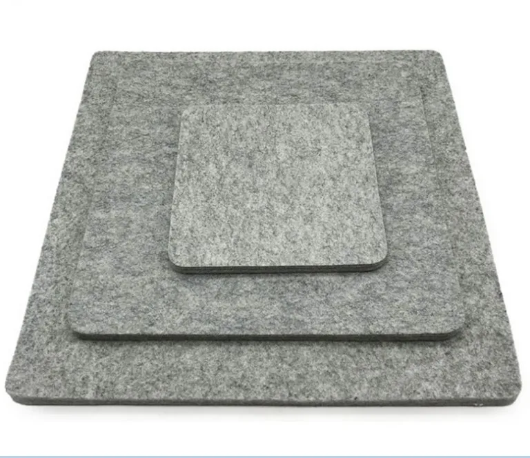 2021 Amazon best seller 100% Grey Wool Pressing mat Customized Size