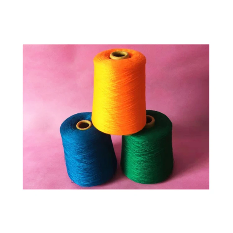 Siro spinning 32S 40S ply bamboo fiber yarn color customized Color bamboo yarn
