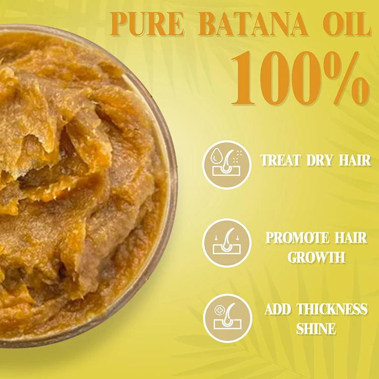 Wholesale Private Label Best Raw Batana Oil For Hair Growth 100% Pure Unrefined Organic Batana Oil Nourishing Regrowth Hair Oil