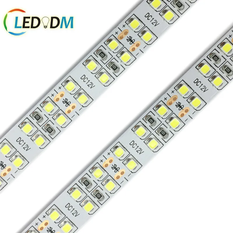 high brightness 12v 24v smd2835 led strip 120led 240led 18w 6500k led tape