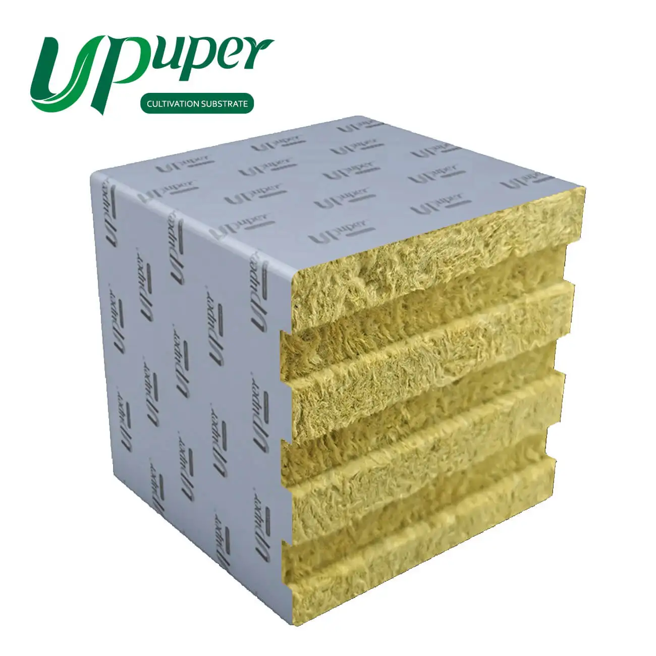 UPuper дышащие мешки для выращивания растений каменной ваты блоки гидро-кубиков