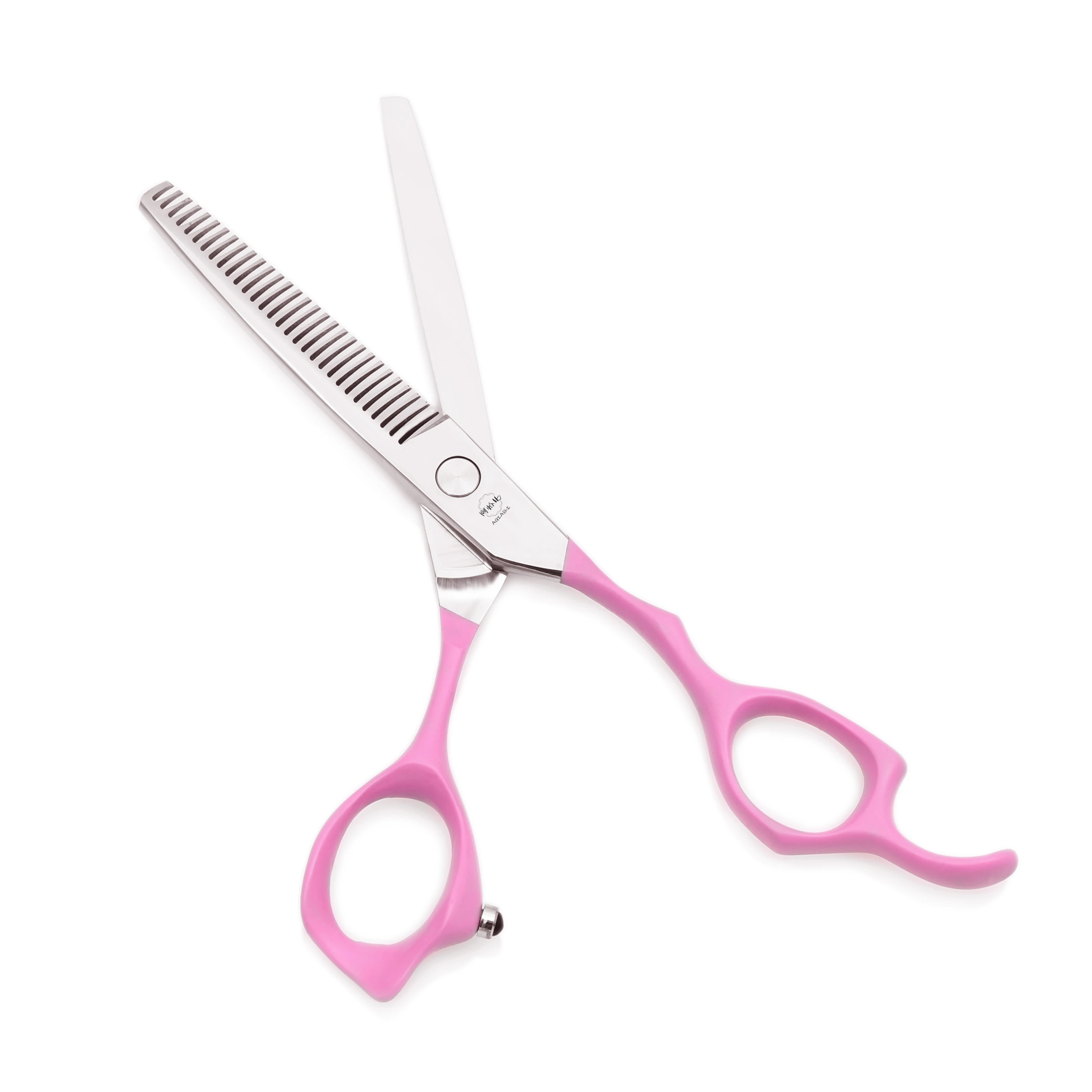 Professional Hairdressing Scissors 6' AQIABI JP 440C Pink Cutting Scissors Thinning Shears Hair Scissors A1024