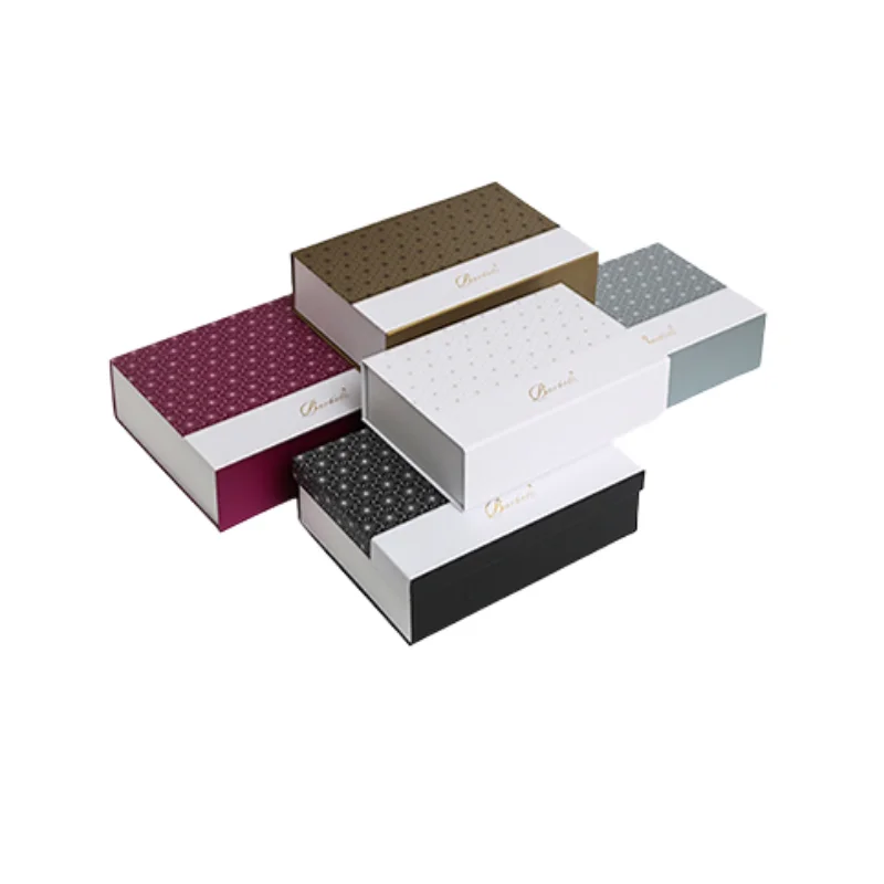 Cosmetic Box Packing With Magnetic Lid Celebrates Display Souvenir Gift Cardboard Clamshell Packaging Rigid Boxes