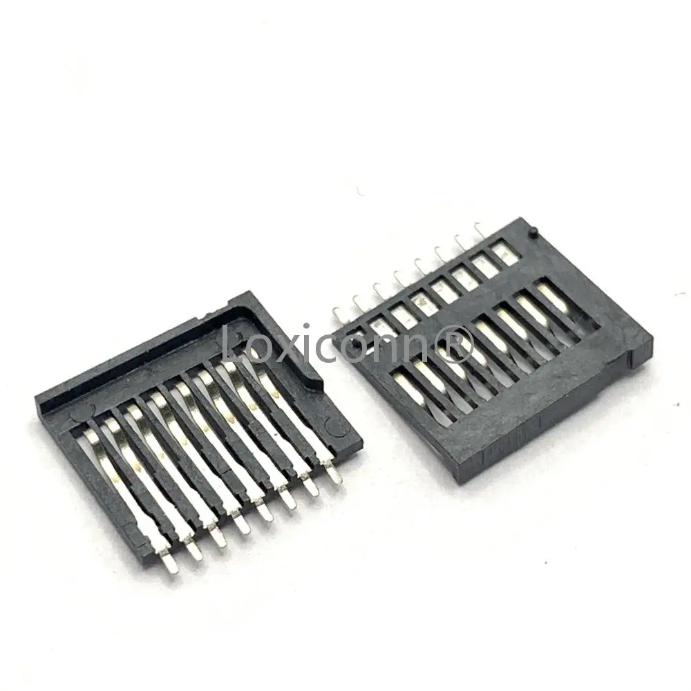 TF connector simple ultrathin 8pin SMT type TF  memory card slot smart card reader