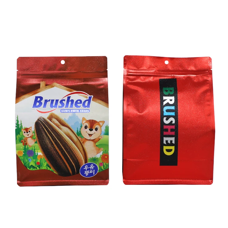 Low price Standing Packaging Plastic Bags Peanuts Beans Sunflower Seeds bolsas doypack with zipper