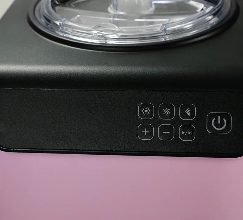 WEILI 1.2L Cheap Countertop Soft Serve Ice Cream Machine For Family the Charging Bucket and Mixing Fan Blade is Detachable