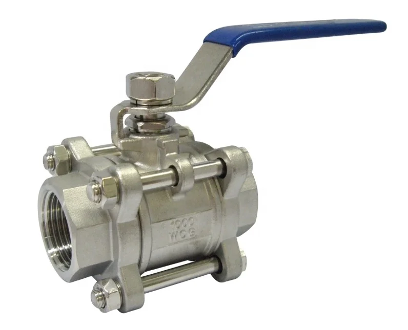 OEM One Inlet Two Outlet Valve Suction Control Valve Butt Weld Threaded Socket Weld 1000WOG Size 1 1/4inch Ball Valve