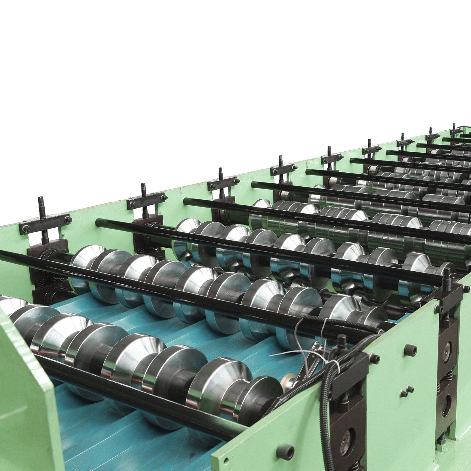 Trapezoidal Kirby Making Machinezinc aluminum IBR metal sheet making stand seam roof panel roll forming machine