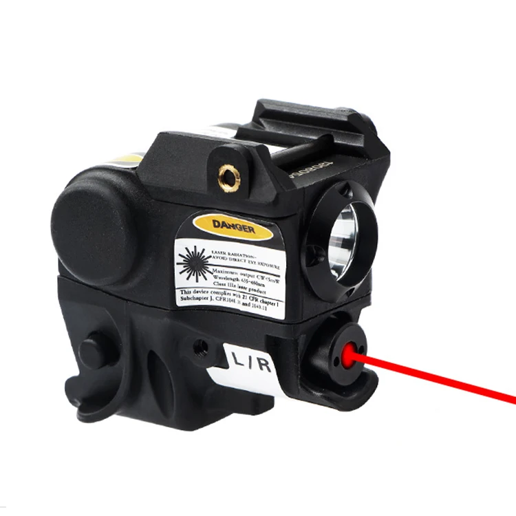 L1 Tactical Led Flashlight And Red Laser Sight For Hunting