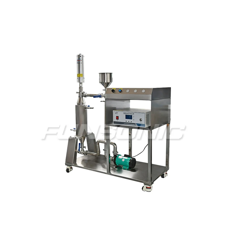 High quality ultrasonic homogenizer mixer dispersion liquid supply system for nanosuspensions
