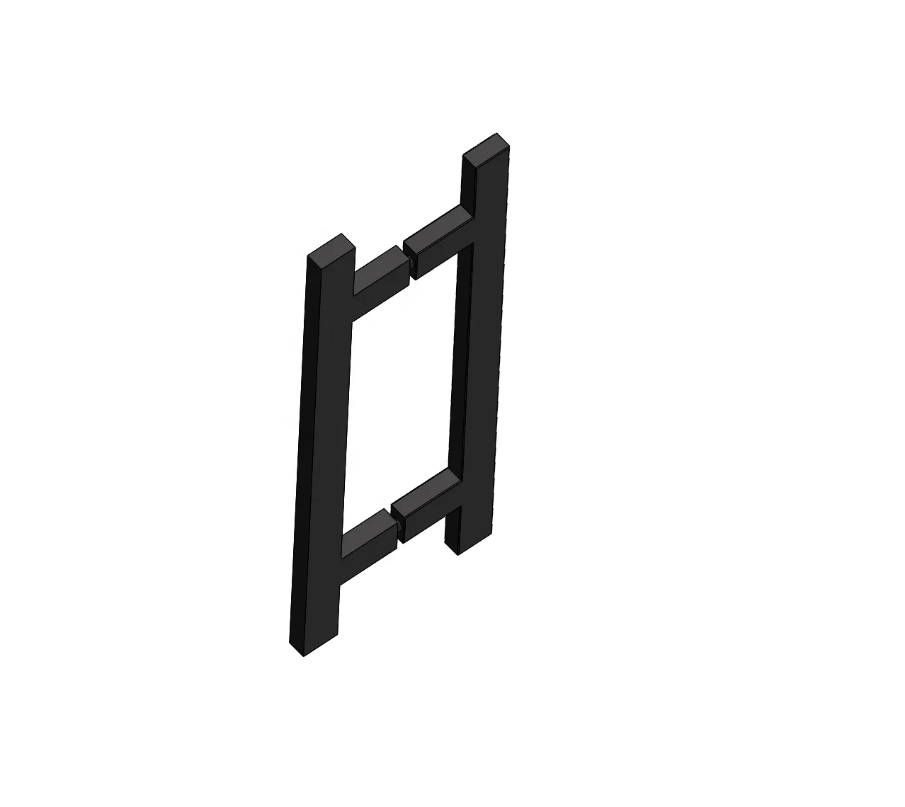 
Entrance Glass door square Matte Black Pull Handles 