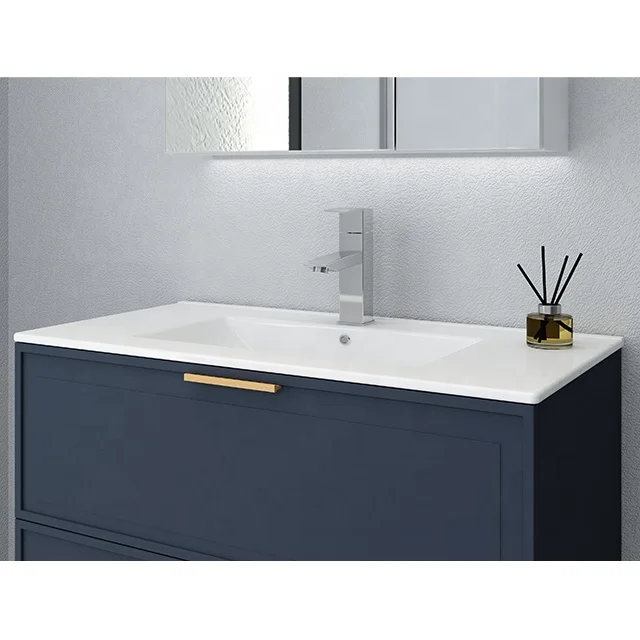 Factory direct sale wall mounted single modern vanity bathroom