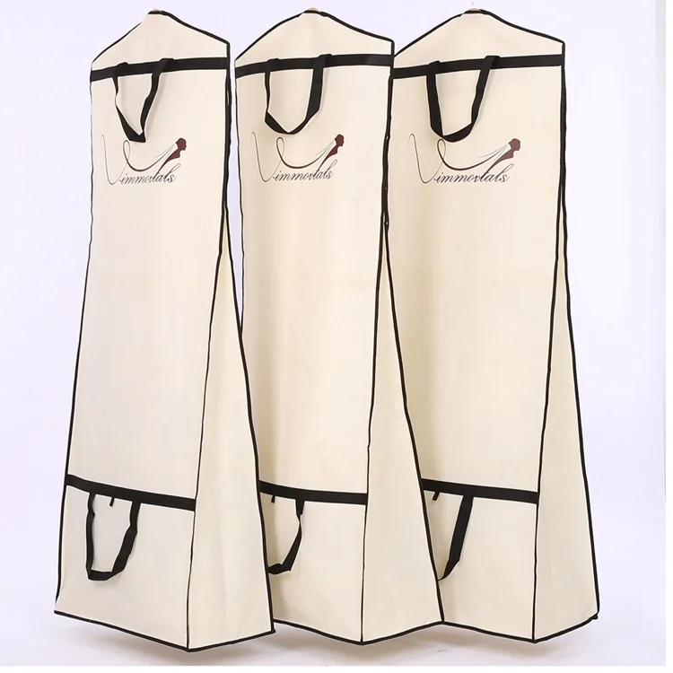 Free sample Garment Cover Bag bridal garment bags suit garment packing bag