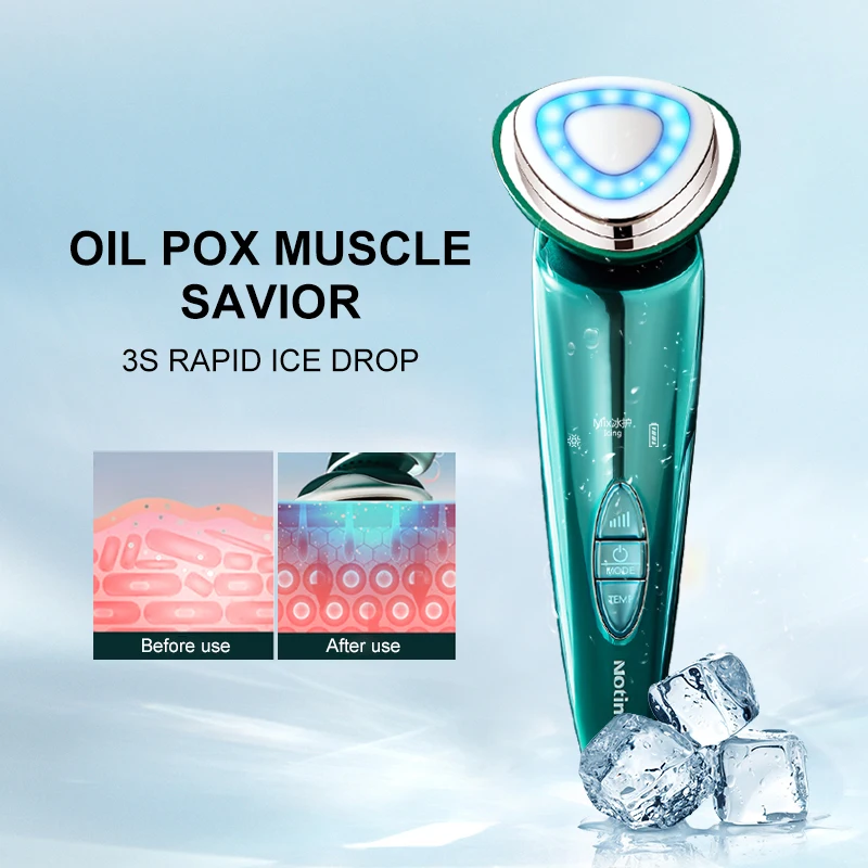Spa nu home use facial equipment led galvanic ion therapy skin rejuvenator multi-function beauty device