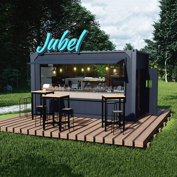 container van kiosk modern container coffee shop design