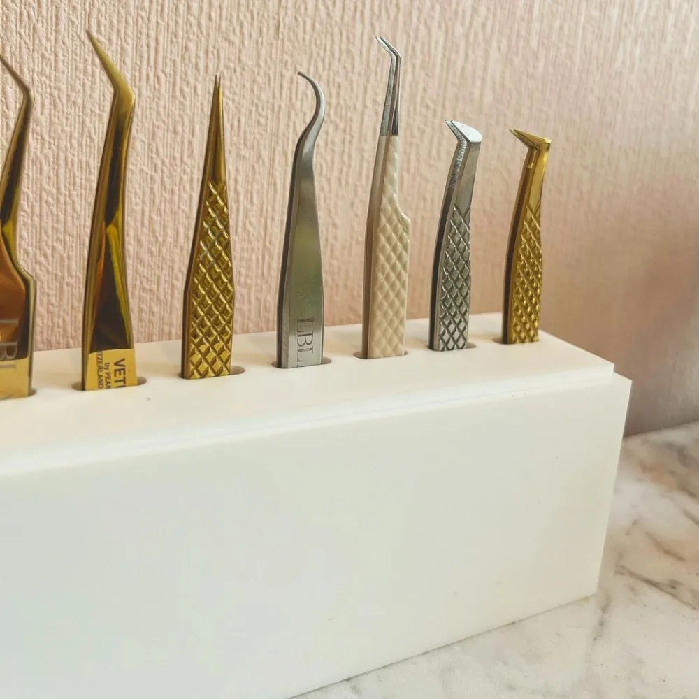 OEM individual eyelash tweezers eyelash accessories tweezers pakistan