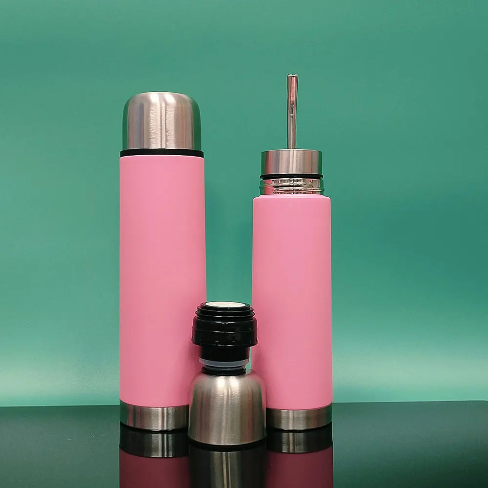 Premium Quality 750ml Bullet Shape Insulated Steel Water Bottle Reusable Vacuum Flasks & Thermoses