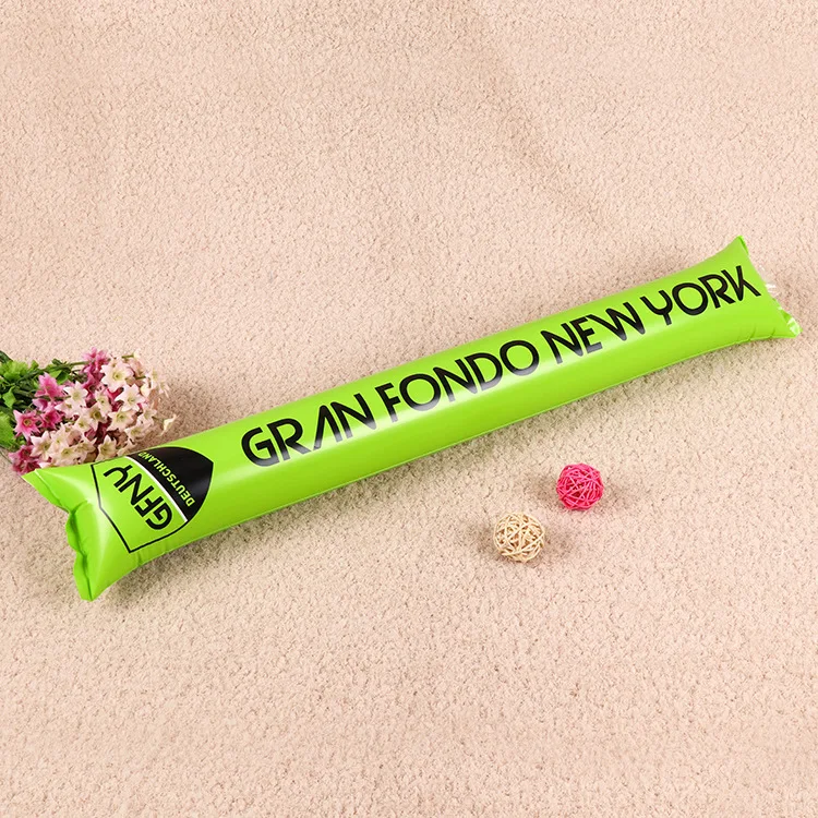 Custom print PE inflatable cheering stick plastic thunder sticks