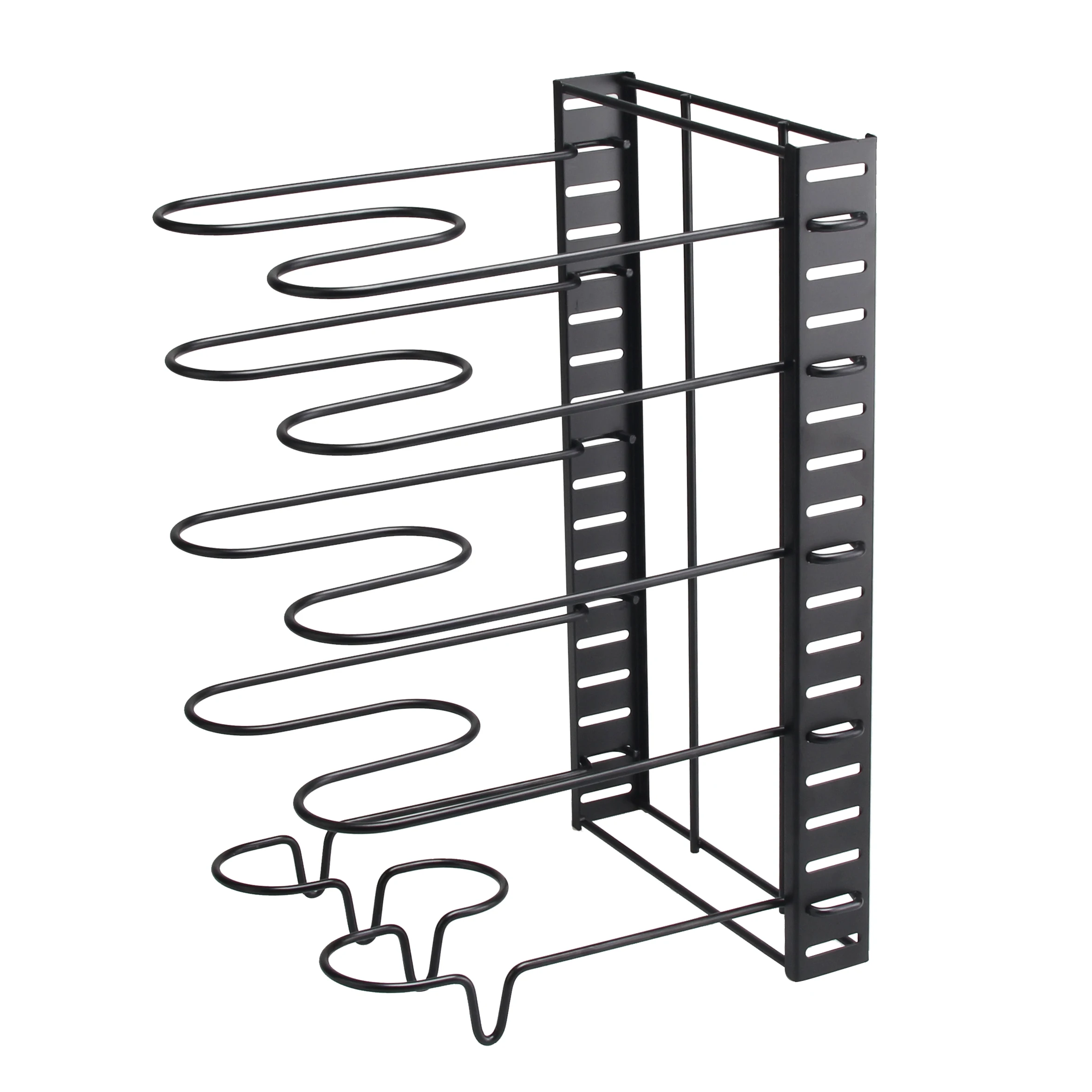 fry pan storage pot lid rack kitchen organizer pan cover rack holder with double sided rack storage holder