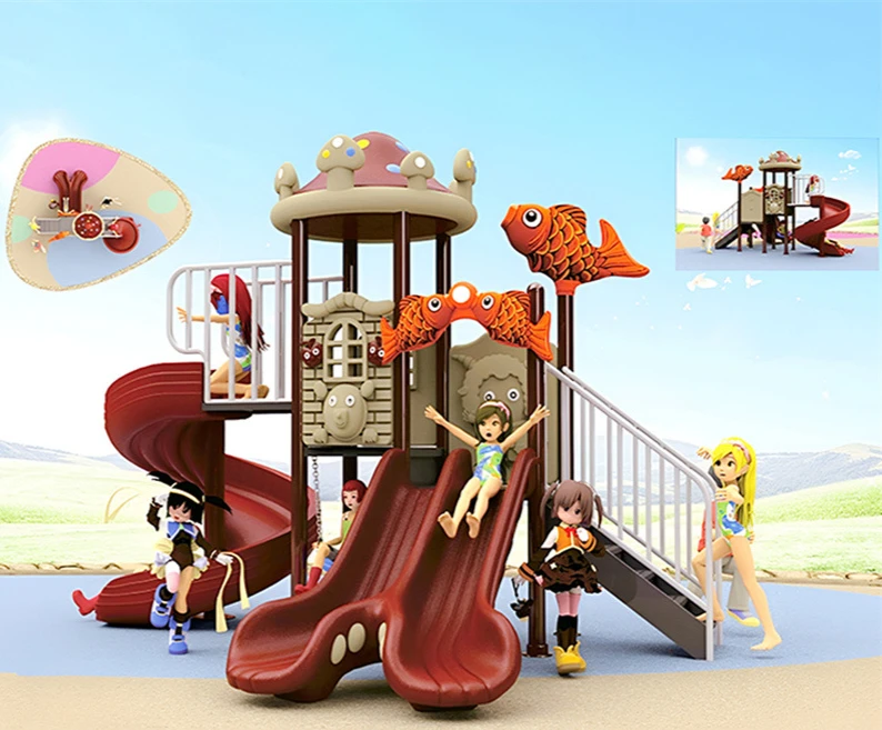 Children Outdoor Animal Theme Kids Roller Coaster Car Amusement Park Digital Rotor Playground Slides