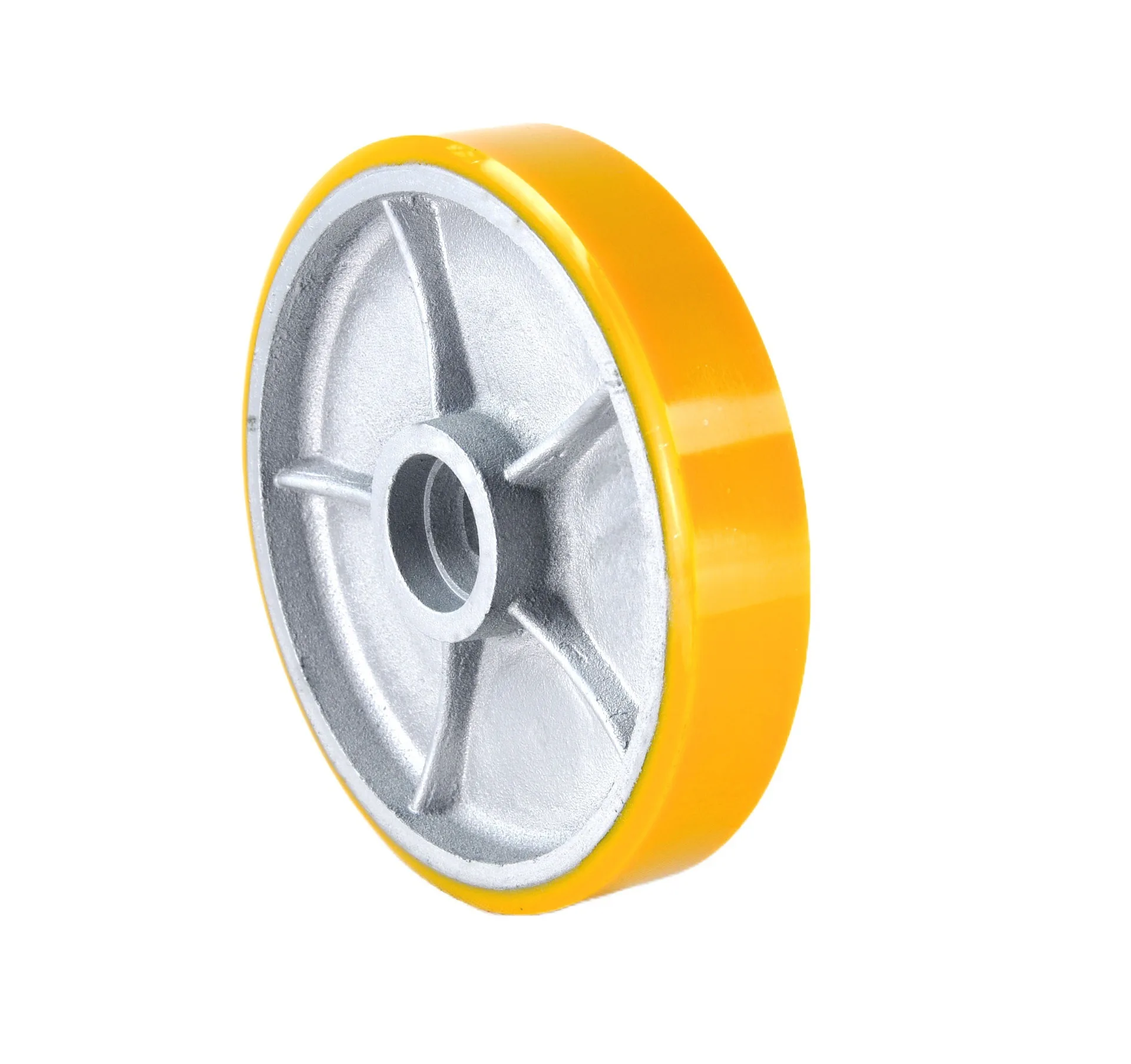 Source factory Hot products 10x2 Double ball bearing  heavy duty iron core Polyurethane  caster wheel