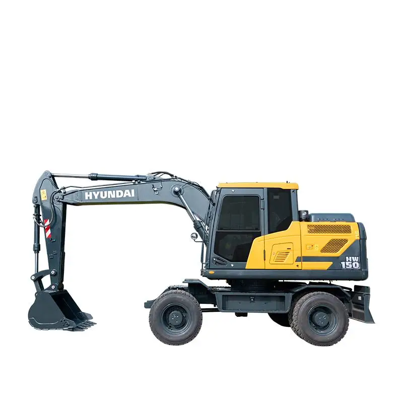 Wheel Construction machinery Industrial Excavators used Mini Excavators of Hyundai HW150