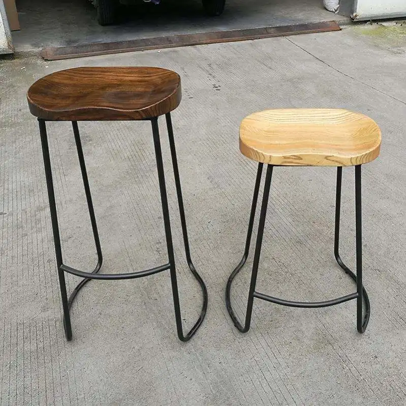2022 New Design Dining Room Ghost Bar Stool Home Classic Wooden Bar Stool