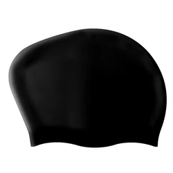 Шапочки для плавания с длинными волосами, прочные силиконовые шапочки для плавания для женщин, мужчин, взрослых, молодежи, детей, легко надевать и снимать, шапочки для плавания