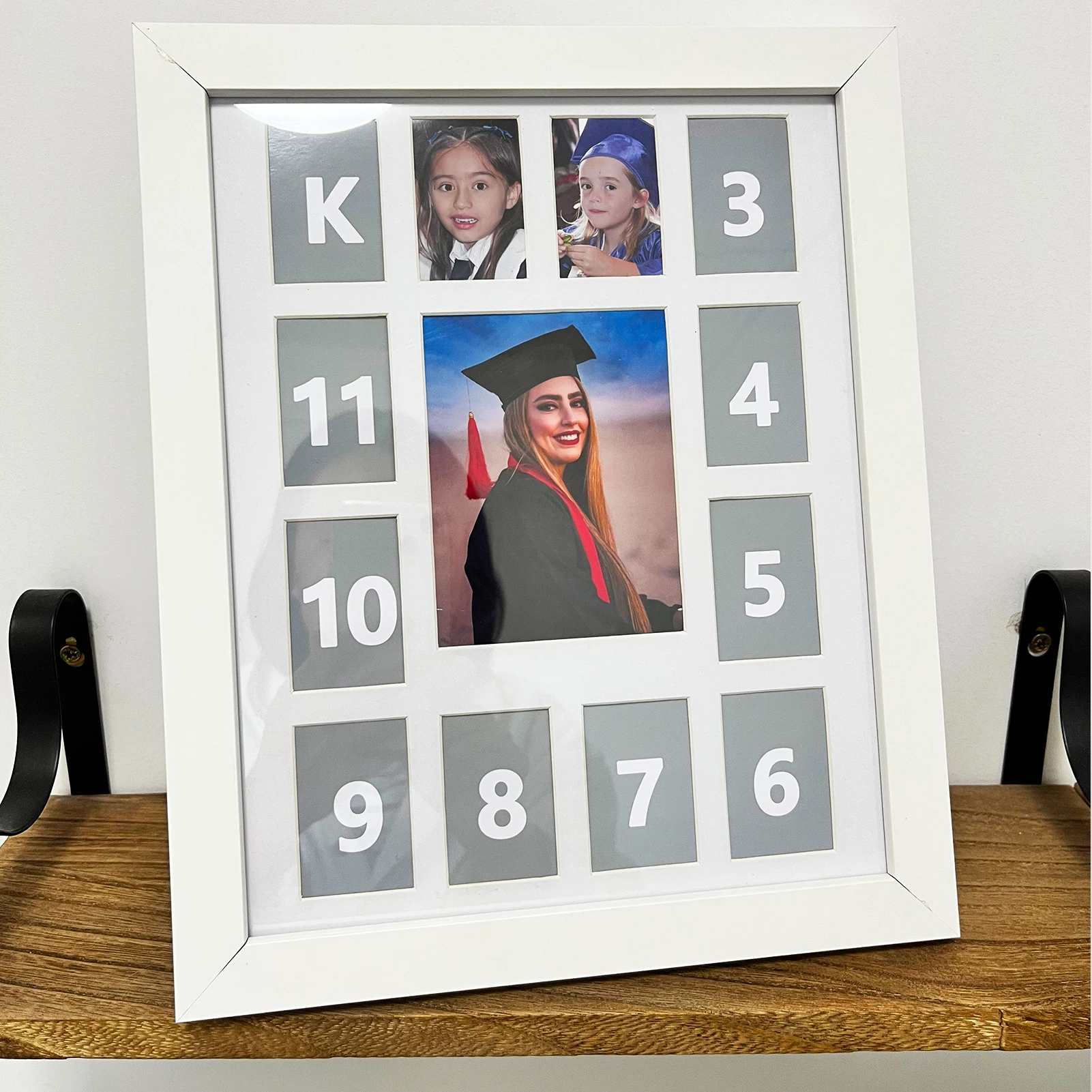 My First year or School Years Photo Frame Custom Photo Display Board One Year Board
