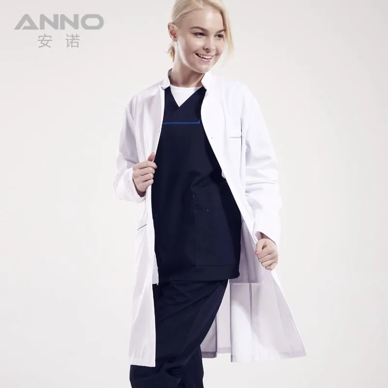 ANNO Custom Adult Lab Coat Wholesale Comfortable Hospital Uniforms Medical Lab Coat