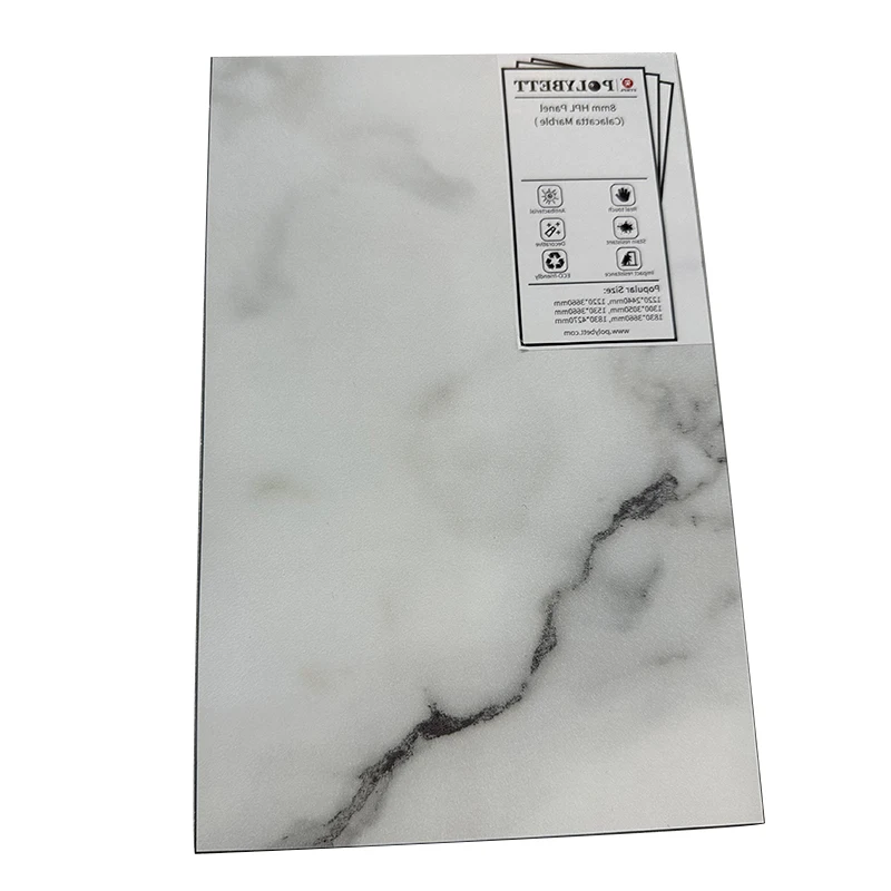 Polybett 1300x2800mm luxury anti bacterial marble hpl sunmica laminate sheets formica wood for kitchen cabinet