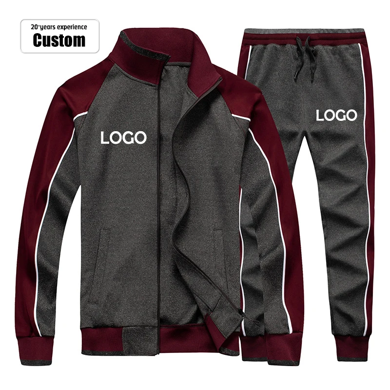 2023 New Long-sleeved Comfortable Breathable Jacket Set Sportswear  Tracksuits Sports Leisure Suit For Men