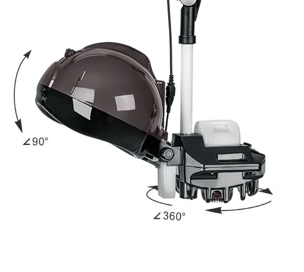 Hanging Arm Black Universal Quick Heating Add Water Constant Mist Thick Steam Hair Salon Care Baking Oil