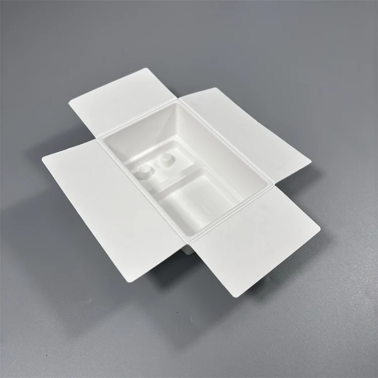 Custom natural paper pulp electronic doorbell pulp insert tray packaging