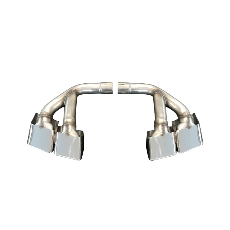 Stainless Steel Exhaust Tip Cover Muffler Exhaust Muffler Tip  For AUDI SQ7 Q7 2016-2022 Muffler Tailpipe Tips