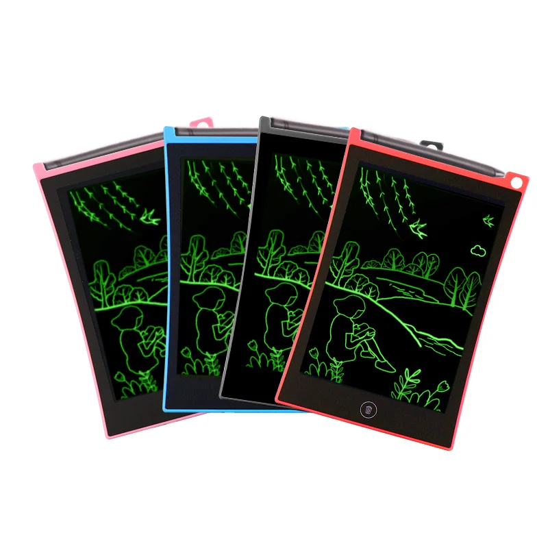 Kids Drawing Lcd Writing Tablet Writing Accessories OEM Customized Battery Style Note Button School Office