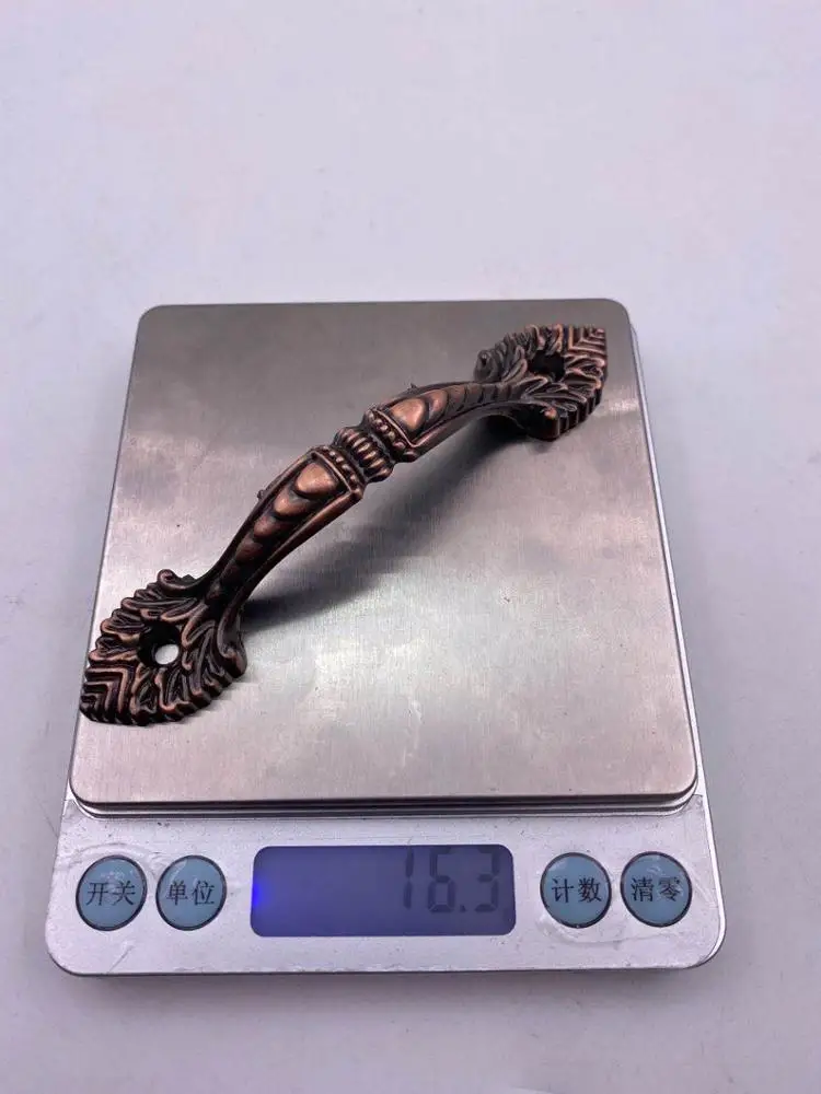 Door Cabinet Handles Vintage Cupboard Kitchen Cabinet Handle Pulls Retro Zinc Alloy Antique Copper Furniture Handle & Knob AC