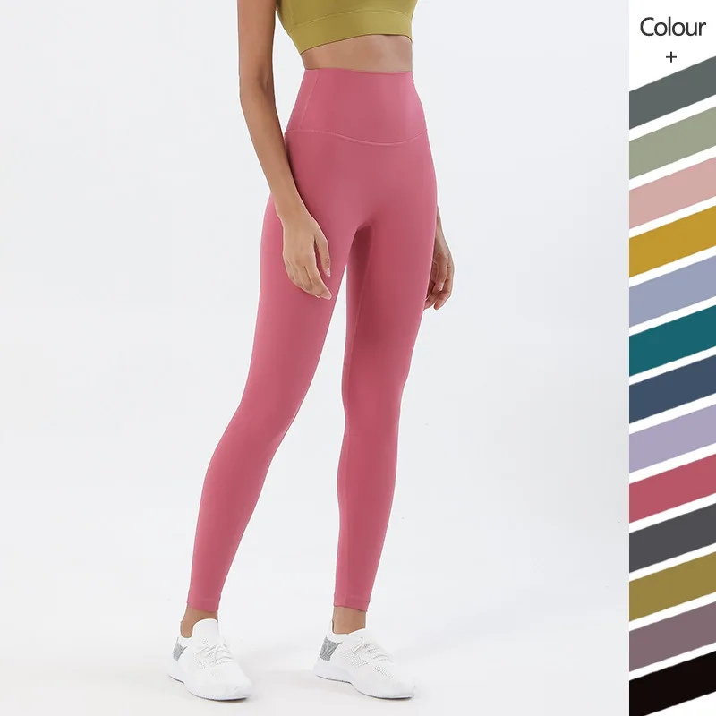 Wholesale custom Fitness Running Yoga Legging work out butt scrunch High Waist sports gym wear Seamless Scrunch pants for women