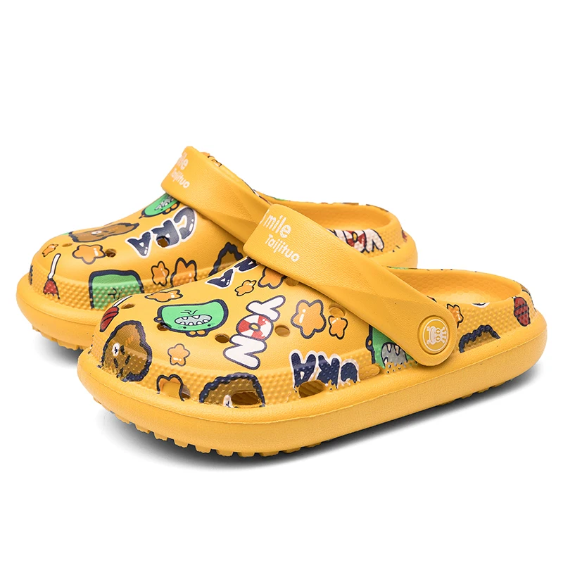 
Fashion printing wholesales High quality sandals eva Kids clog shoes 