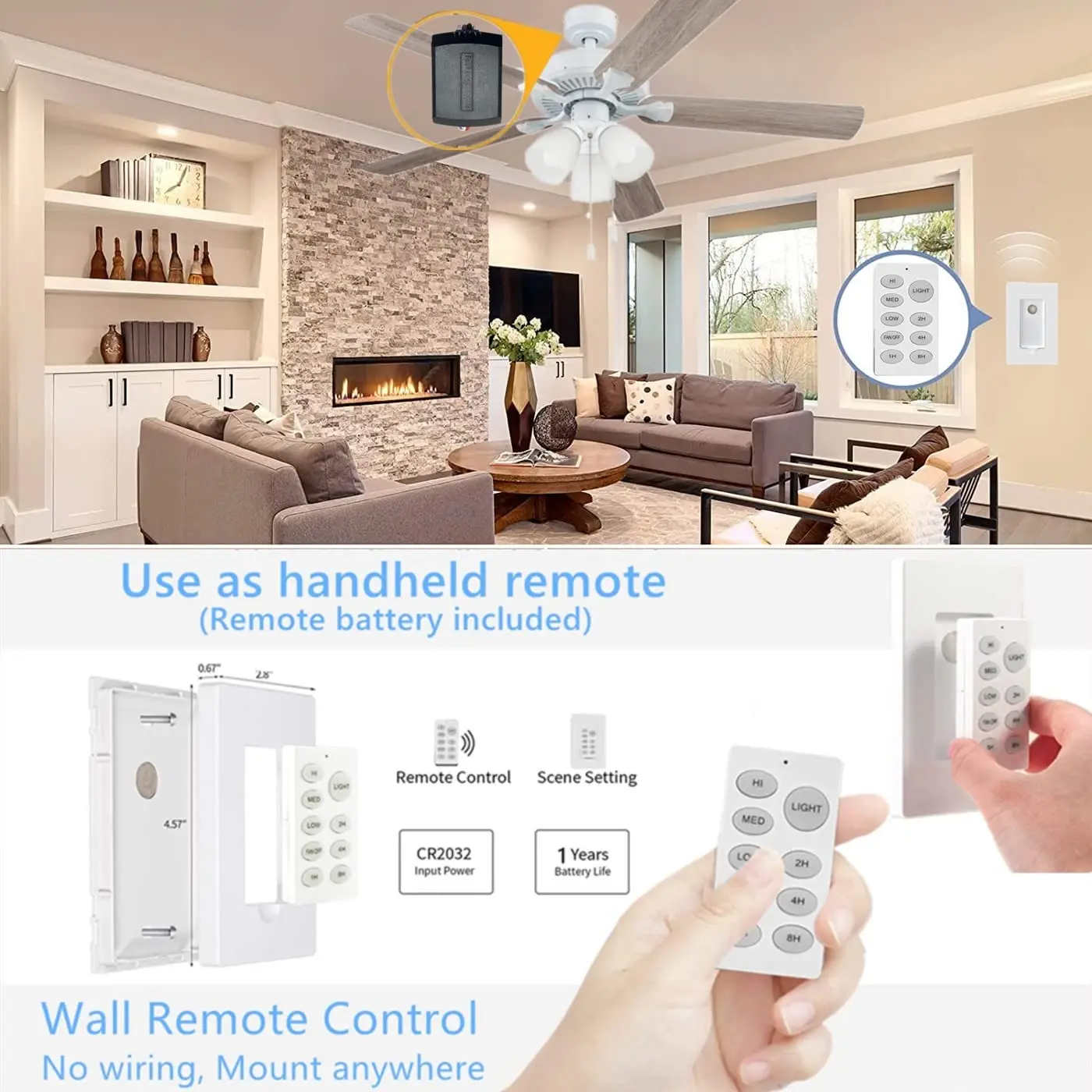 Fan Lamp Remote Controller