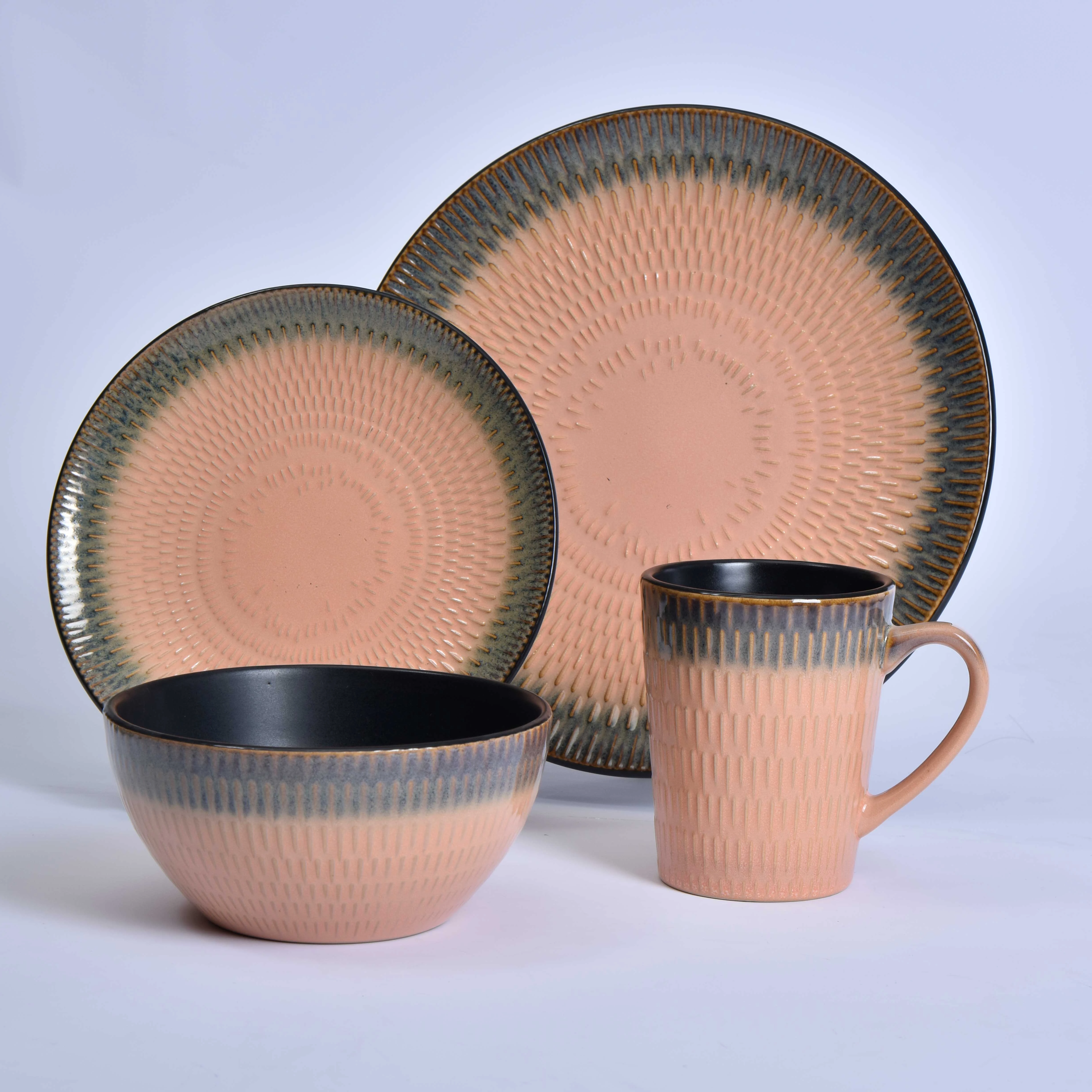 2022 new style dinner set ,ceramic 16pcs dinnerware set ,high level high quality porcelain dinnerware set reaction